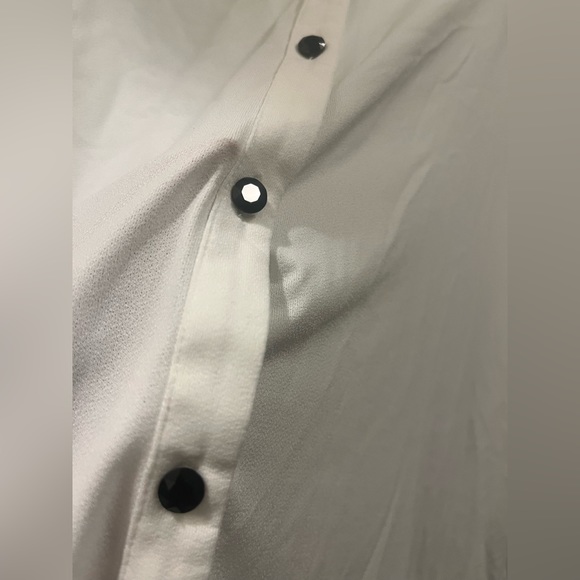 BELLDINI Black Label Petite Lace-Trim Blouse - Picture 5 of 5